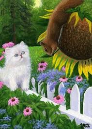 Bridget Voth Tablolar Kedi Ve Kanavice