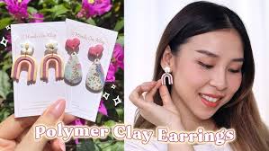 HOW TO MAKE POLYMER CLAY EARRINGS