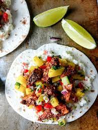 Maybe you would like to learn more about one of these? Blackened Fish Tacos With Mango Salsa On The Go Bites
