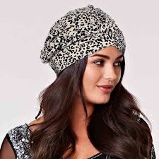 Woeoe African Turban हेड रैप लेपर्ड प्रिंट पैटर्न हेड स्कार्फ सॉफ्ट  इलास्टिक हेड कवर कैप हेडवियर महिलाओं और लड़कियों के लिए (2 पैक) (नीला, ग्रे  लेपर्ड ...