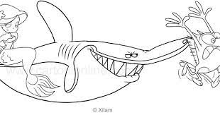 coloriage zig et sharko genial de marina coloring pages nemo cartoon batman