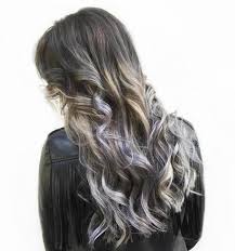 Gray and green ombre hair. 40 Vivid Ideas For Black Ombre Hair