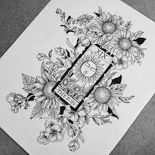 A tarot card reading can be an enlightening experience that allows you to open up and can even spurn a spiritual awakening. The Sun Tarot Card Tattoo Design I Made Tattoodesigns