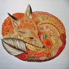 Magdalena On Instagram Milliemarotta Animalkingdom Coloring Derw Animal Kingdom Colouring Book Millie Marotta Animal Kingdom Millie Marotta Coloring Book