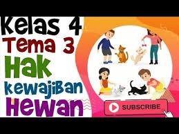 Mendukung adanya suaka marga dan satwa. Hak Dan Kewajiban Terhadap Hewan Kelas 4 Tema 3 Pkn Kelas4tema3pkn Hakdankewajibanpadahewan Youtube