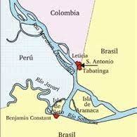 Está conformado por un territorio de una superficie continental de 1.285.215,60 km², lo que lo convierte en el vigésimo país más grande en tamaño de la tierra y el tercero de américa del sur. Triple Frontera Brasil Colombia Peru Download Scientific Diagram