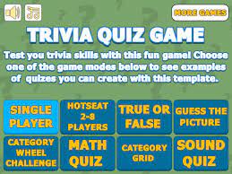 From mmos to rpgs to racing games, check out 14 o. Released Trivia Quiz Game Template Unity Forum