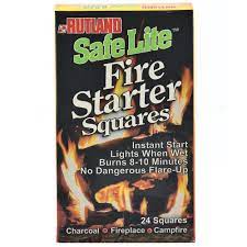 This product has been stringently tested and complies with the south coast air quality management district rule 1174 ref. Safe Lite Fire Starter Squares Camping World