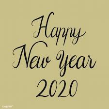Happy New Year 2020 Typography Design Vector Premium Image By Rawpixel Com Noon In 2020 Happy New Year Greetings Happy New Year Typography Happy New Year Cards