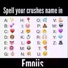 Comment Your Crushes Name In Emojis