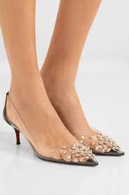 Christian Louboutin Collaclou 55 Spiked Pvc And Patent