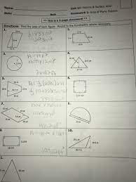 Maybe you would like to learn more about one of these? Name Unit 11 Volume Surface Area Homework 1 Area Chegg Com