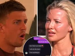 Love Island's Mitch Taylor hits back after sharing 'fake' Grace Jackson  messages