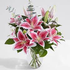 Fragrant Birthday Stargazer Lilies Stargazer Lily Lily Flower Flower Arrangements Simple
