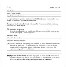 Technology is rapidly improving and changing every aspect of the world, including health care. Free 9 Sample Medical Proxy Forms In Pdf Ms Word