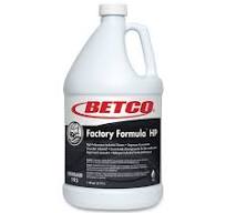 Betco Factory Formula HP Cleaner Degreaser, 1 gal Bottle, 4/Carton (1930400)