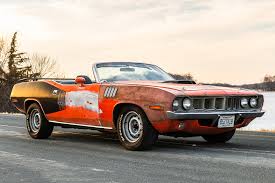 One of those cars wore a winchester gray finish and was exported to france. Barn Find 1971 Plymouth Cuda V Code 440 6 Convertible Hiconsumption