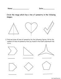 Geometry worksheets for 4th grade and 5th grade and middle school. 4th Grade Math Line Of Symmetry Worksheets Steemit