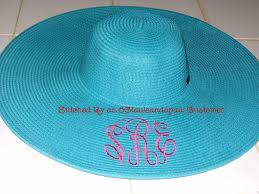 Carolyn Used Our Infinity Font On This Beach Hat Monogram Alphabet Embroidery Inspiration Embroidery Fonts
