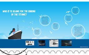 to blame for the sinking of the titanic