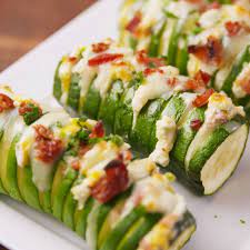 Jalapeno Popper Stuffed Zucchini Recipe Keto Recipes Easy Healthy Recipes Food