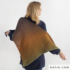 Foulard bandana tuto language:fr : Infinity Shawl Autumn Winter Yarns Katia Com