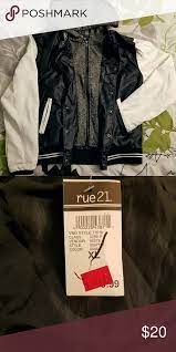 Rue 21 Mens Navy Bomber Jacket Navy Bomber Jacket Jackets Bomber Jacket