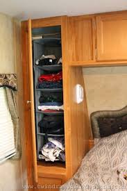 Travel Trailer Organization Ideas Homemade Heather Camper Organization Travel Trailers Camper Storage Ideas Travel Trailers Camping Camper