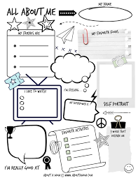 All About Me Free Printable Activity Page All About Me Printable All About Me Activities Printable Activities