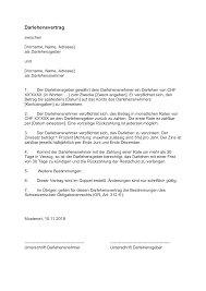 Erfüllen sie sich mit einem kredit der postbank lang gehegte wünsche. Darlehensvertrag Vorlage Fur Privatdarlehen Schweiz Gratis Downloaden