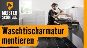 Waschtischarmatur montieren mit der anleitung von hornbach: Waschtischarmatur Montieren Hornbach Meisterschmiede Youtube
