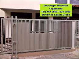 Sebagai contoh adalah harga pagar besi tipe hollow hitam 40 x 40 dipatok dengan harga rp 370.000 per meter persegi. Pembuatan Pagar Minimalis Bantul Yogyakarta 0859 7534 5000