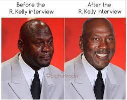 Bighurtrocks Drop The Mic But I Don T Think Crying R Kelly Has Staying Power Cryingjordanface Cryingjordan Jordan Meme Kelly Crying