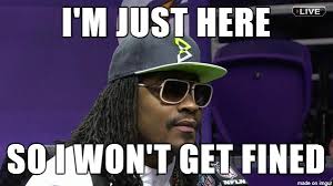 The perfect marshawnlynch talk bringit animated gif for your conversation. Marshawn Lynch I M Just Here So I Won T Get Fined Meme On Imgur