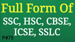 Dedicating to all of our esteemed viewers and followers, all over world, the full form of different words. Full Form Of Ssc Hsc Cbse Icse Sslc Full Name Meaning Gk Quiz In Hindi Mahipal Rajput Youtube