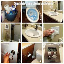 Five Minutes To A Clean Guest Bathroom In 7 Easy Steps Guest Bathroom Cleaning Bathroom Cleaning