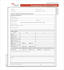 An employment verification letter which is also known as a proof of employment letter is a document which provides an employer with confirmation about the current or former employment status of an. 10 Free Employee Status Change Forms Templates Word Excel Templates