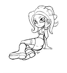 Splatoon 2 coloring pages we have collected 36 splatoon 2 coloring page images of various designs for you to color. Artstation Agent 8 Dajo Joaquin