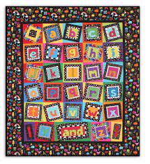 If you love to quilt, you. Abc Fun Quilt Kit By Paradise Quilt Designs