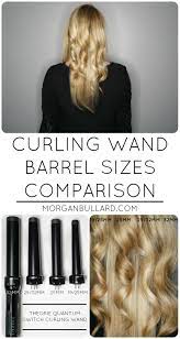 Curling Wand Barrel Sizes Comparison Morgan Bullard Wand Curls Curling Wand Short Hair Curling Hair With Wand