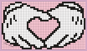Main Coeur 1 Png Dessin Coeur Point De Croix Coeur En Photo