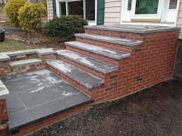 Brick Block Stone Staircases Masonry Contractor Norwood Ma Deluca Masonry Construction Brick Steps Stone Porches Masonry Construction