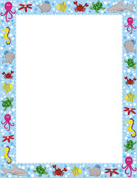 Ocean Border Clip Art Page Border And Vector Graphics Clip Art Borders Borders For Paper Borders And Frames
