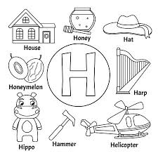 We also have a large selection of bible and. Letter H Coloring Pages For Kids Runningnotskipping
