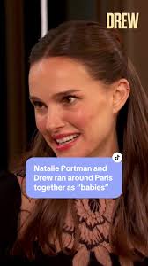 Drew Barrymore and Natalie Portman in Paris