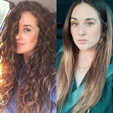 Curly And Straight Hair U Eeriesistible On Reddit Curly Hair Styles Hair Types Of Curls