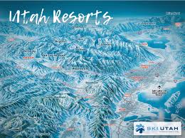 Utah Ski Resorts Map Area Info Ski Utah