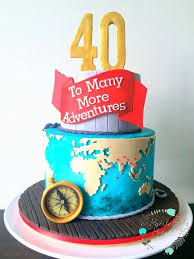 Vintage Travel Theme Cake Craftsy Birthday Cake For Him Travel Cake Dad Birthday Cakes