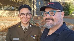 I'm am tremendously proud of my son's accomplishments and his tenacity to  reach his dreams. Being able to support him, in addition to pinning his  wings is a privilege that I will