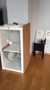 Kratzbaum Fur Katzen Aus Ikea Regal Naturkratzbaum Diy Kratzbaum Kratzbaum
